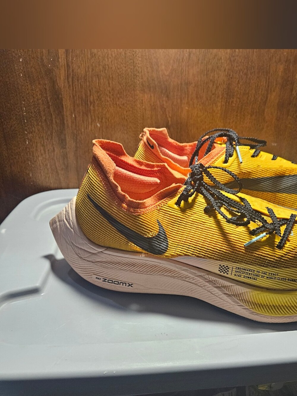 Nike ZoomX VaporFly Next% 2 Ekiden Gold/ Pollen Orange 2021 DO2408-739